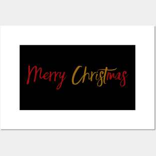 Merry CHRISTmas Christian Christmas Design Posters and Art